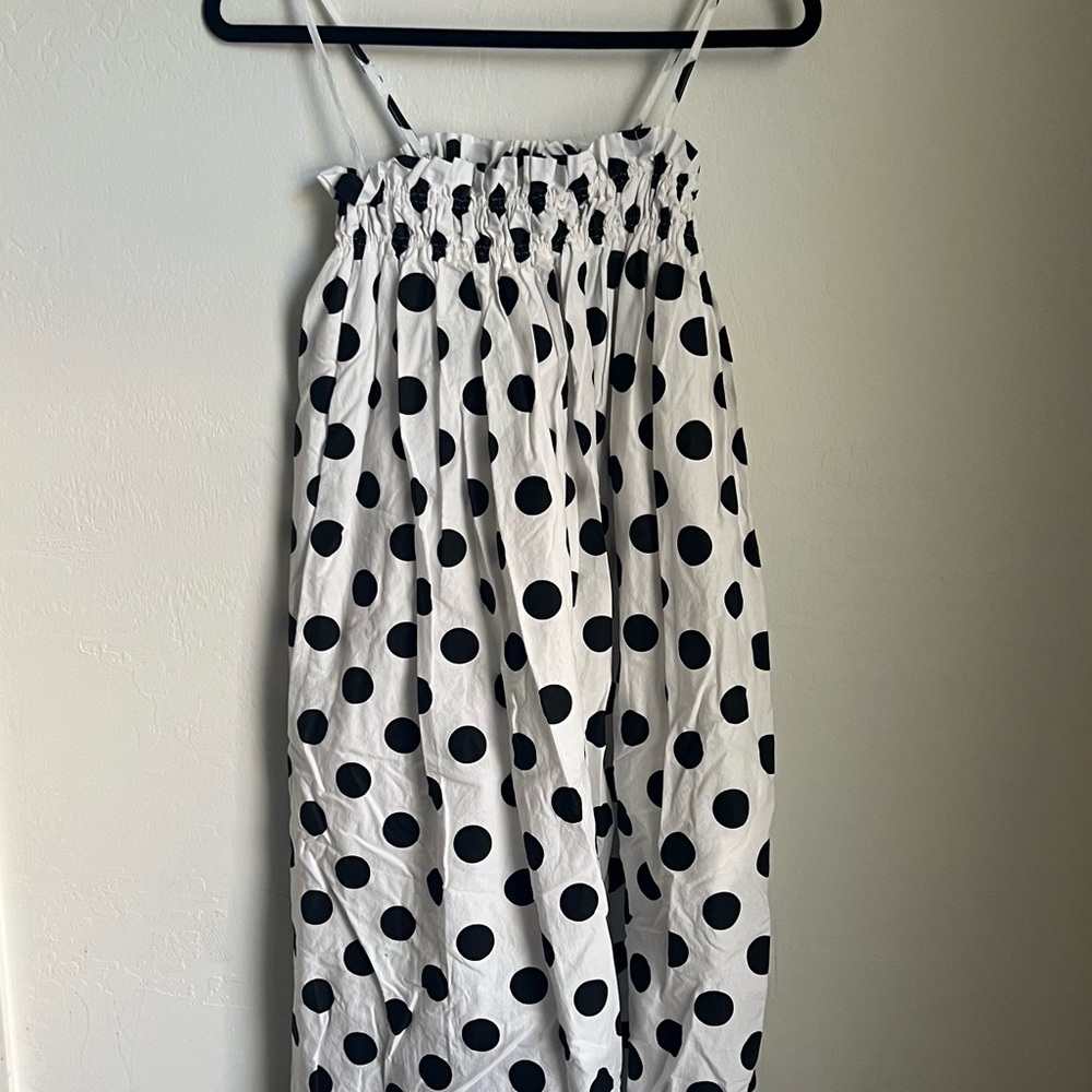 O.P.T Polka Dot Sleeveless Dress 🖤🤍🖤🤍 XS - Picture 4 of 5